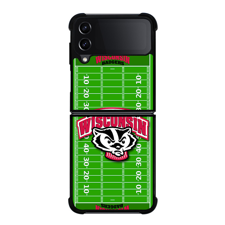 WISCONSIN BADGER FOOTBALL Samsung Galaxy Z Flip 4 Case Cover