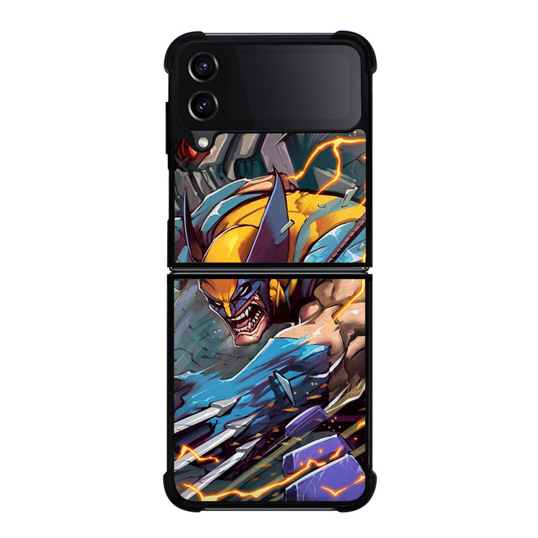 WOLVERINE X-MEN CARTOON 2 Samsung Galaxy Z Flip 4 Case Cover WOLVERINE X-MEN CARTOON 2 Samsung Galaxy Z Flip 4 Case Cover