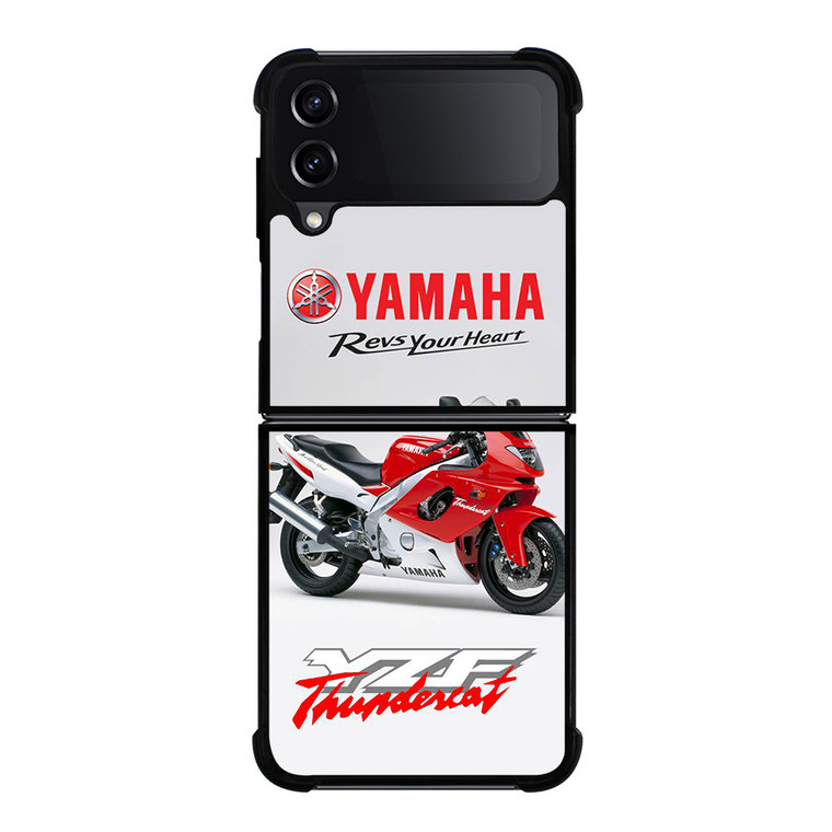 YAMAHA REVS YOUR HEART YZF THUNDERCAT Samsung Galaxy Z Flip 4 Case Cover YAMAHA REVS YOUR HEART YZF THUNDERCAT Samsung Galaxy Z Flip 4 Case Cover