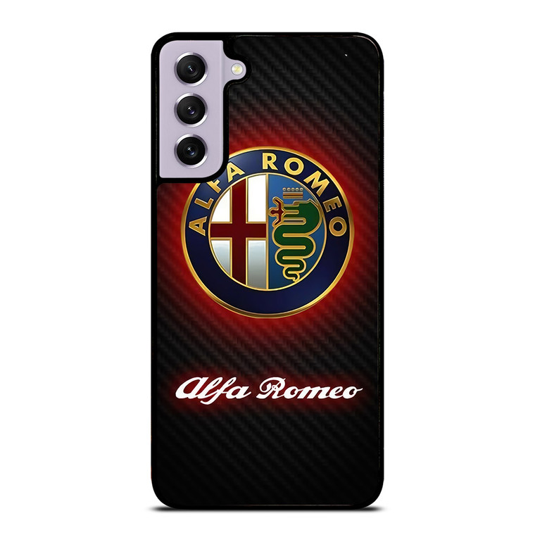 ALFA ROMEO RED CARBON LOGO Samsung Galaxy S21 FE Case Cover