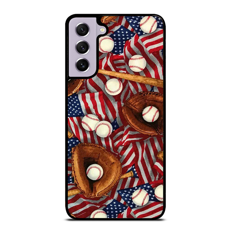 AMERICAN BASEBALL ABSTRACT Samsung Galaxy S21 FE Case Cover
