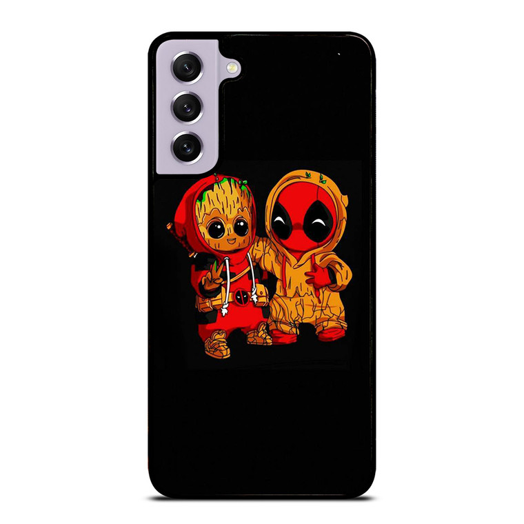 BABY DEADPOOL AND GROOOT Samsung Galaxy S21 FE Case Cover