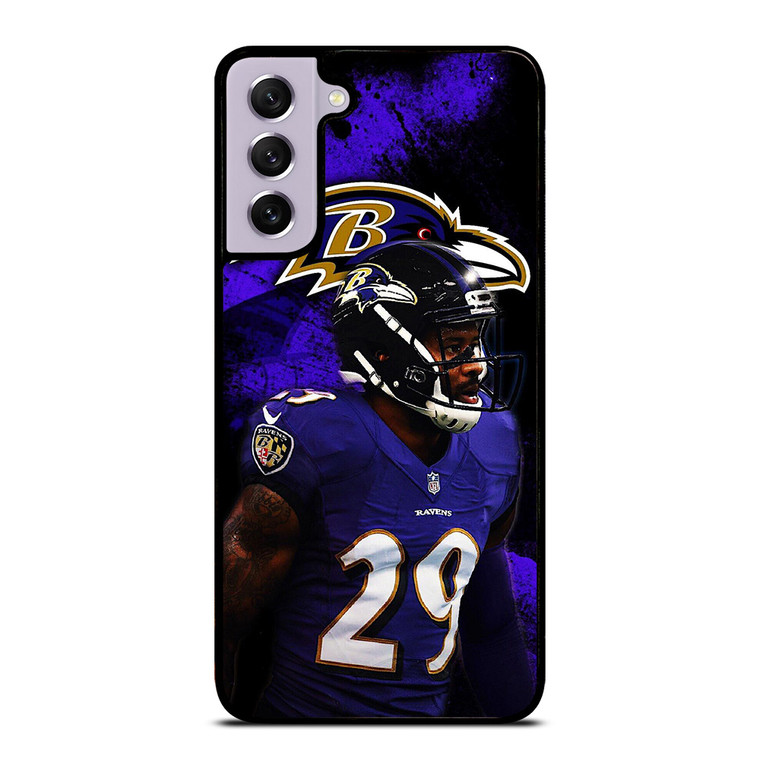 BALTIMORE RAVENS MARLON HUMPHREY 29 NFL Samsung Galaxy S21 FE Case Cover