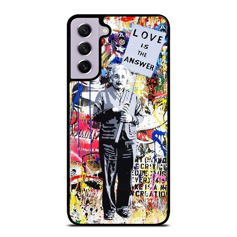 BANKSY EINSTEIN GRAFFITI Samsung Galaxy S21 FE Case Cover