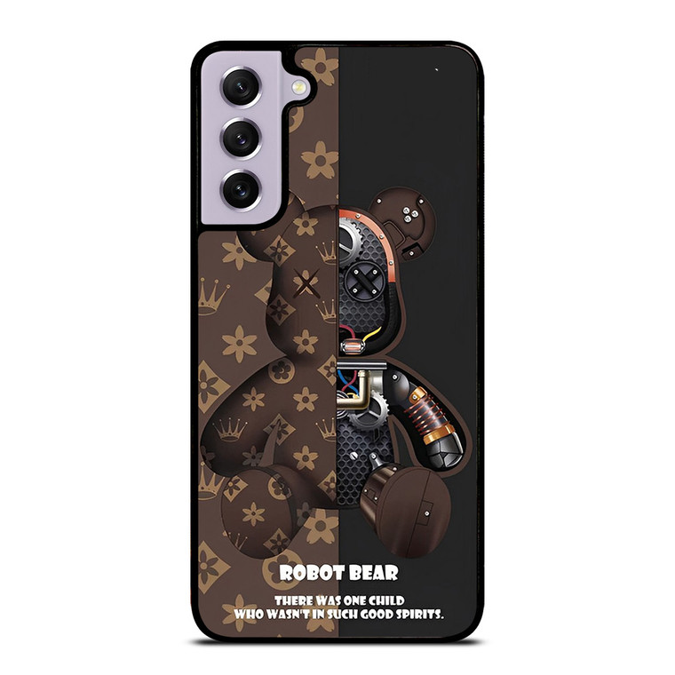 BEAR BRICK KAWS ROBOT BROWN Samsung Galaxy S21 FE Case Cover