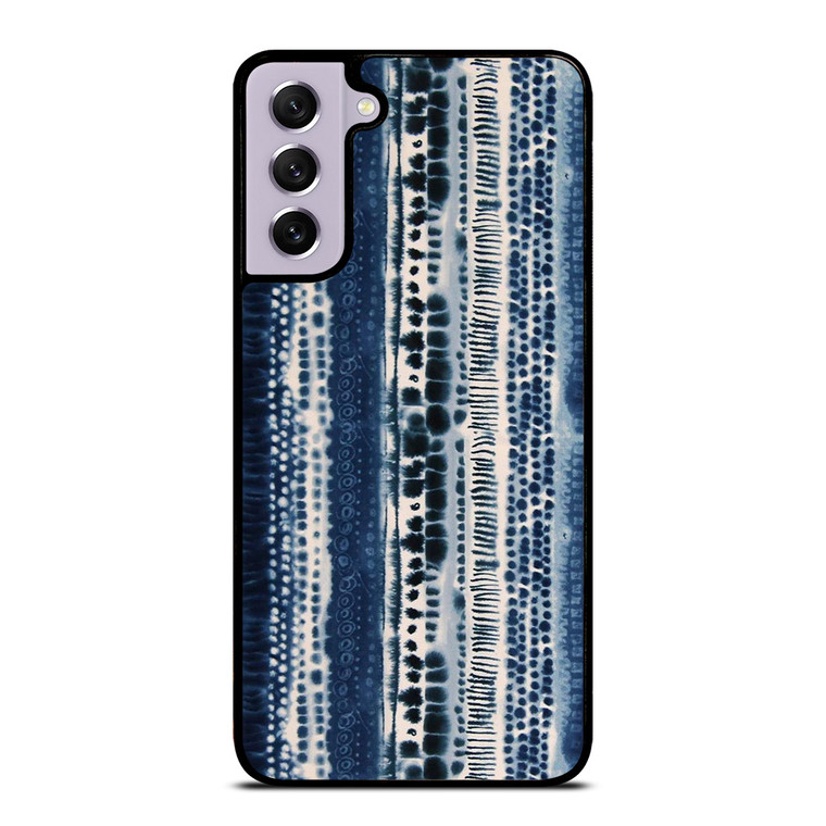 BLUE STRETCHED CHIFFON FABRIC Samsung Galaxy S21 FE Case Cover
