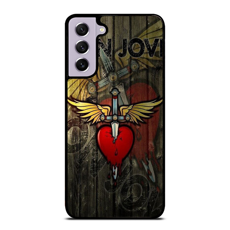 BON JOVI WOODEN LOGO Samsung Galaxy S21 FE Case Cover