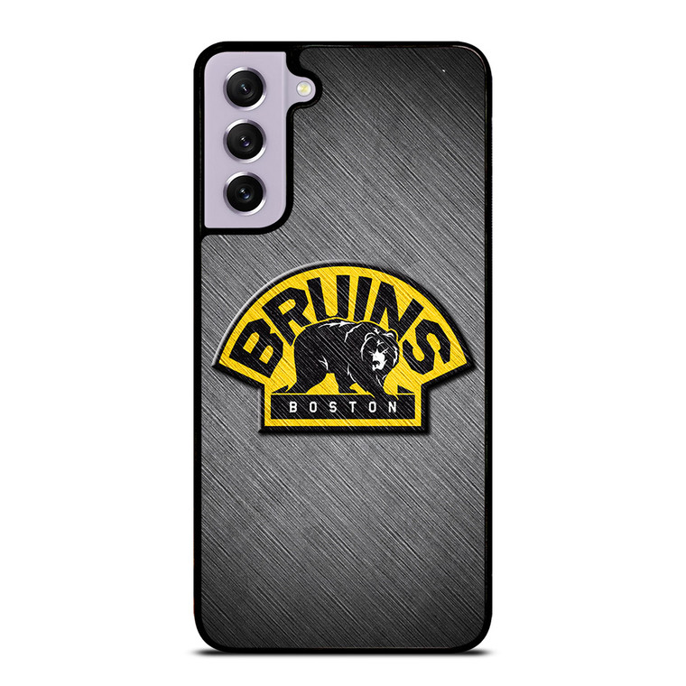 BOSTON BRUINS METAL LOGO Samsung Galaxy S21 FE Case Cover