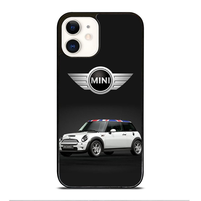 UNION JACK BLUE MINI COPER CAR iPhone 12 Case Cover