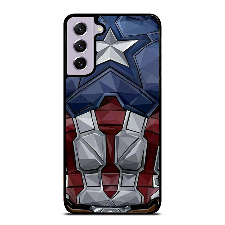 CAPTAIN AMERICA SUIT ARMOR AVENGERS Samsung Galaxy S21 FE Case Cover