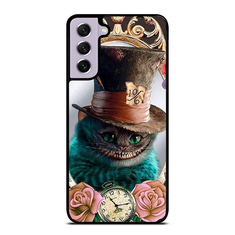 CHESHIRE CAT ALICE IN WONDERLAND CARTOON Samsung Galaxy S21 FE Case Cover