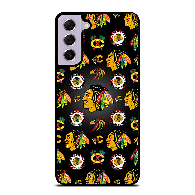 CHICAGO BLACKHAWKS COLLAGE LOGO Samsung Galaxy S21 FE Case Cover