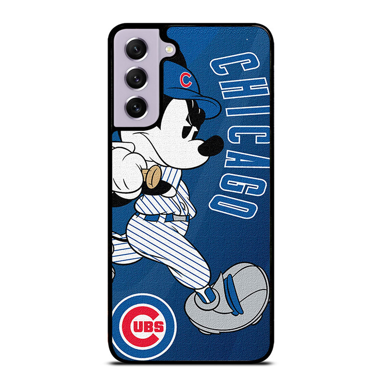 CHICAGO CUBS LOGO MICKEY MOUSE Samsung Galaxy S21 FE Case Cover