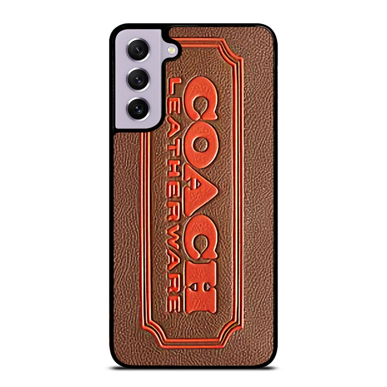 COACH LEATHERWARE EMBOSS Samsung Galaxy S21 FE Case Cover