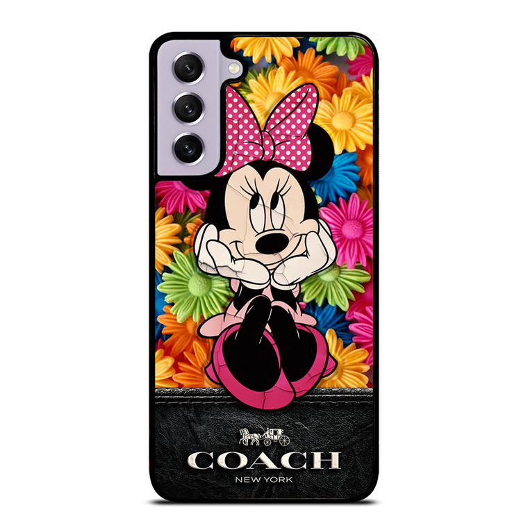 COACH MINNIE MOUSE FLOWER Samsung Galaxy S21 FE Case Cover