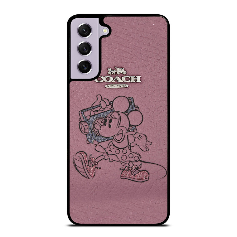 COACH NEW YORK PINK MICKEY MOUSE Samsung Galaxy S21 FE Case Cover