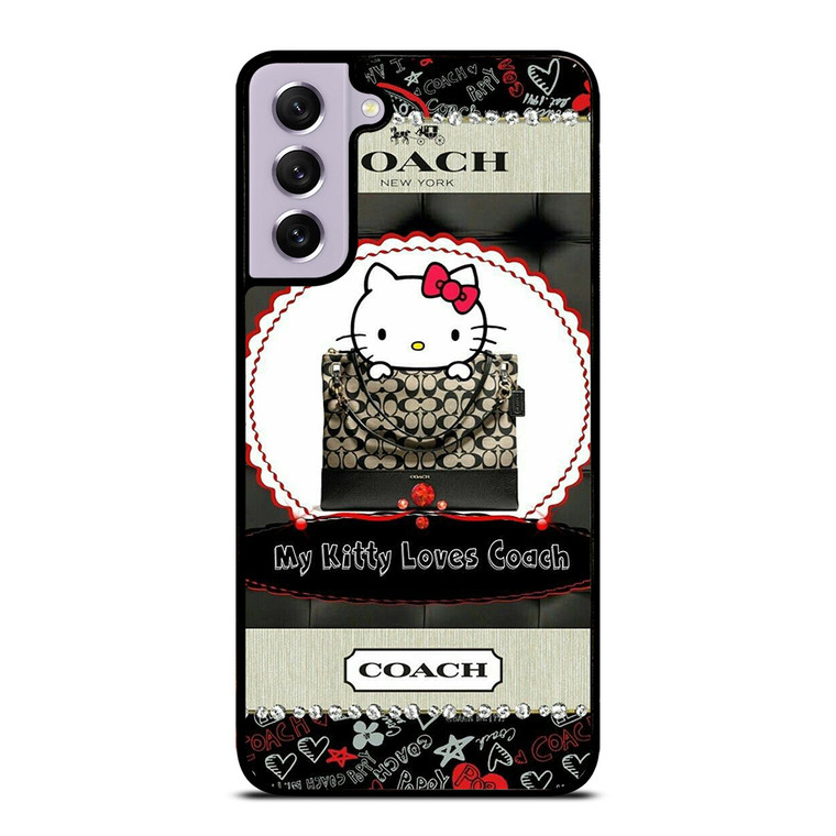 HELLO KITTY LOVES COACH Samsung Galaxy S21 FE Case Cover HELLO KITTY LOVES COACH Samsung Galaxy S21 FE Case Cover