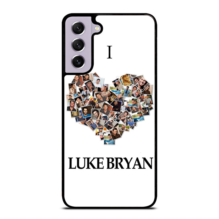 I LOVE LUKE BRYAN COLLAGE Samsung Galaxy S21 FE Case Cover