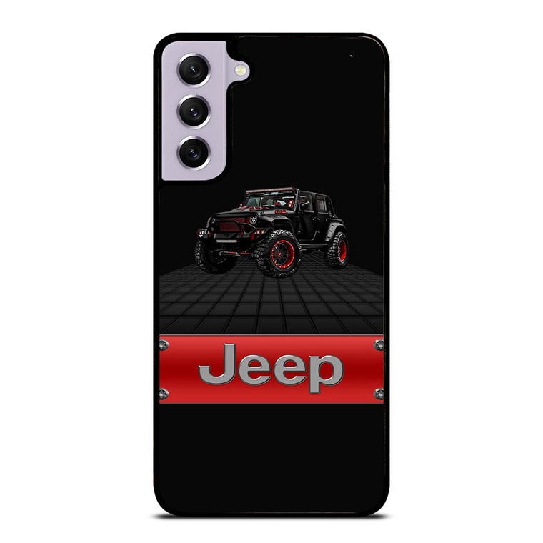 JEEP WRANGLER BLACK LOGO Samsung Galaxy S21 FE Case Cover