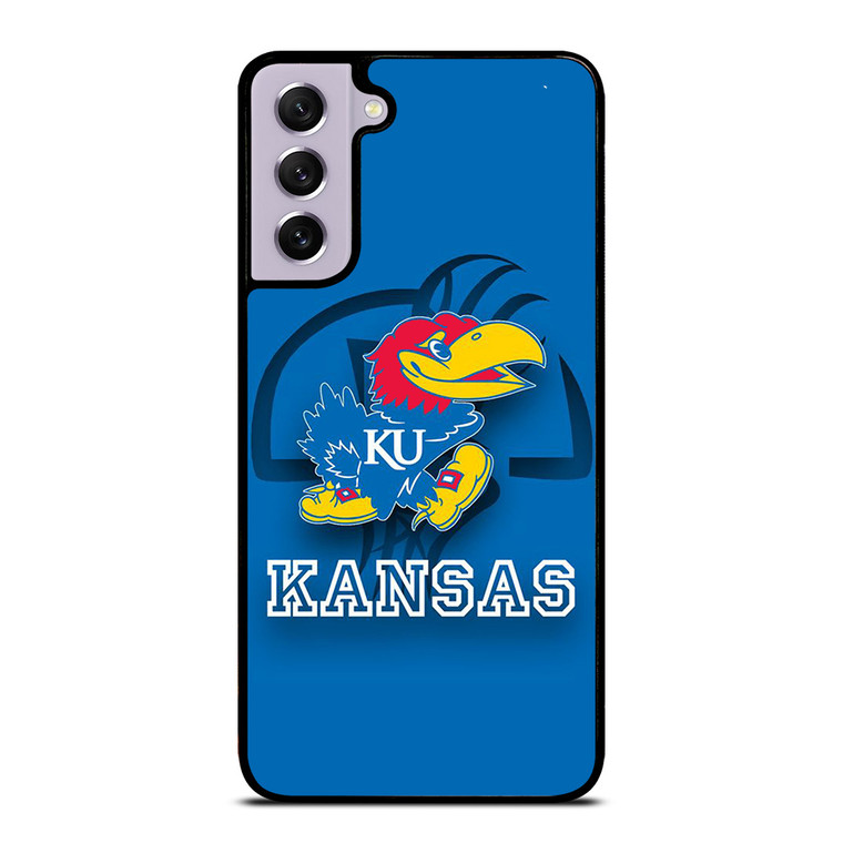 KANSAS JAYHAWKS BASKETBALL LOGO Samsung Galaxy S21 FE Case Cover