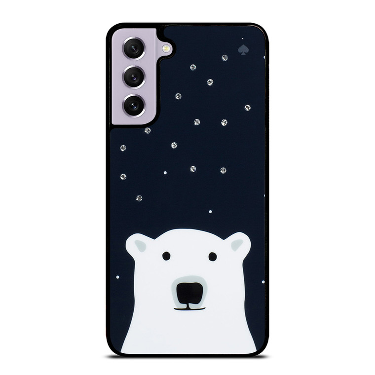 KATE SPADE SPARKLE POLLAR BEAR Samsung Galaxy S21 FE Case Cover
