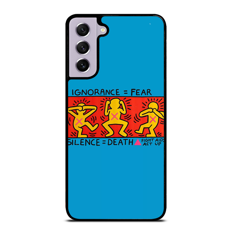 KEITH HARING FIGHT AIDS Samsung Galaxy S21 FE Case Cover