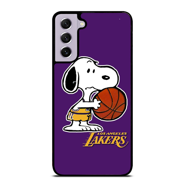 LA LAKERS BASKETBALL SNOOPY Samsung Galaxy S21 FE Case Cover