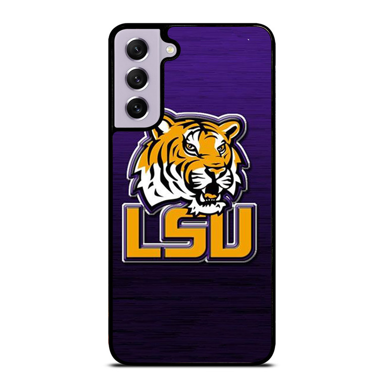 LSU TIGERS WOODEN LOGO Samsung Galaxy S21 FE Case Cover