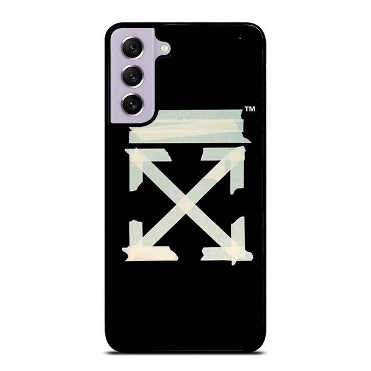 OFF WHITE TAPE LOGO Samsung Galaxy S21 FE Case Cover