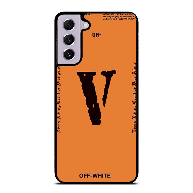OFF WHITE V LONE LOGO Samsung Galaxy S21 FE Case Cover
