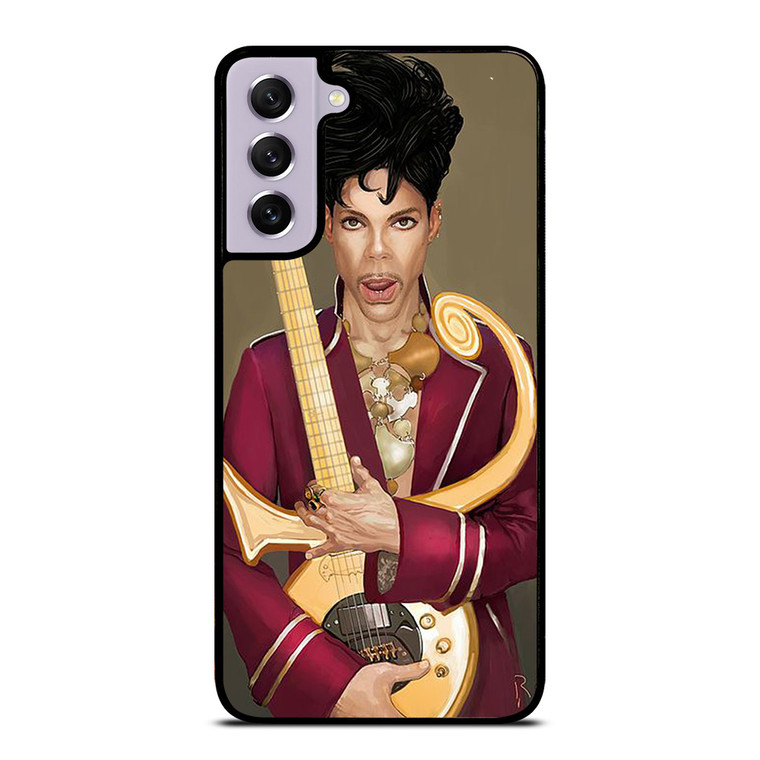 PRINCE PURPLE IN MEMORIAM AND GUITAR Samsung Galaxy S21 FE Case Cover