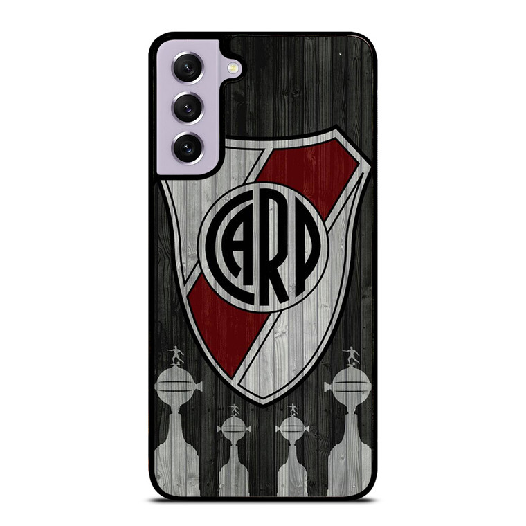 RIVER PLATE EL MAS GRANDE WOODEN LOGO Samsung Galaxy S21 FE Case Cover