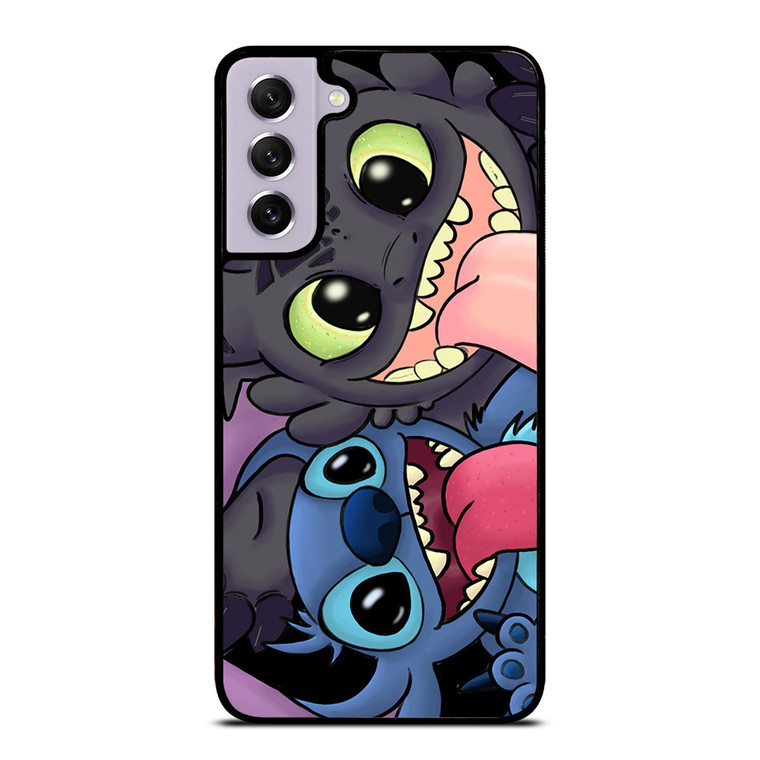 TOOTHLESS AND STITCH CARTOON Samsung Galaxy S21 FE Case Cover