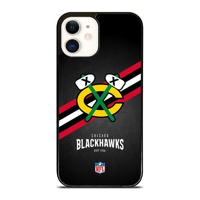 CHICAGO BLACKHAWKS NFL SYMBOL iPhone 12 Case Cover