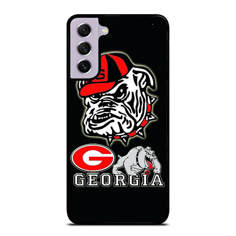 UNIVERSITY OF GEORGIA BULLDOGS ICON Samsung Galaxy S21 FE Case Cover