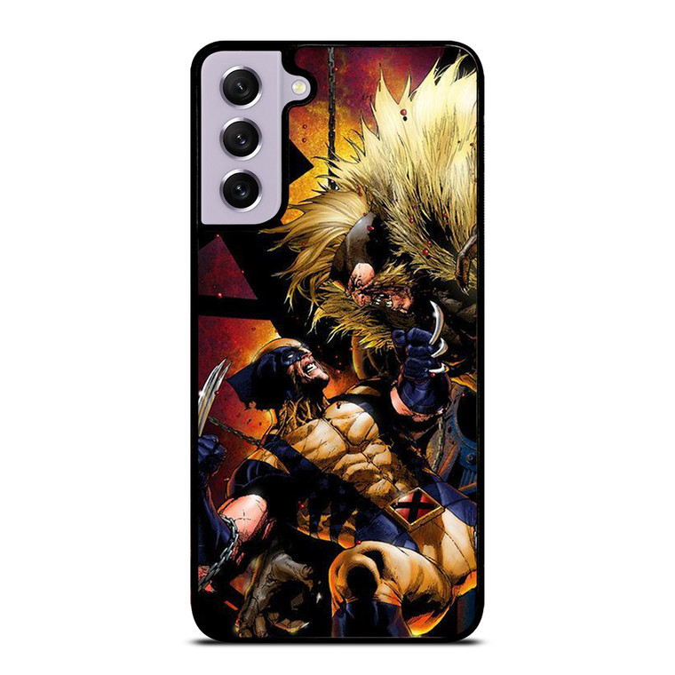 WOLVERINE VS SABRETOOTH Samsung Galaxy S21 FE Case Cover