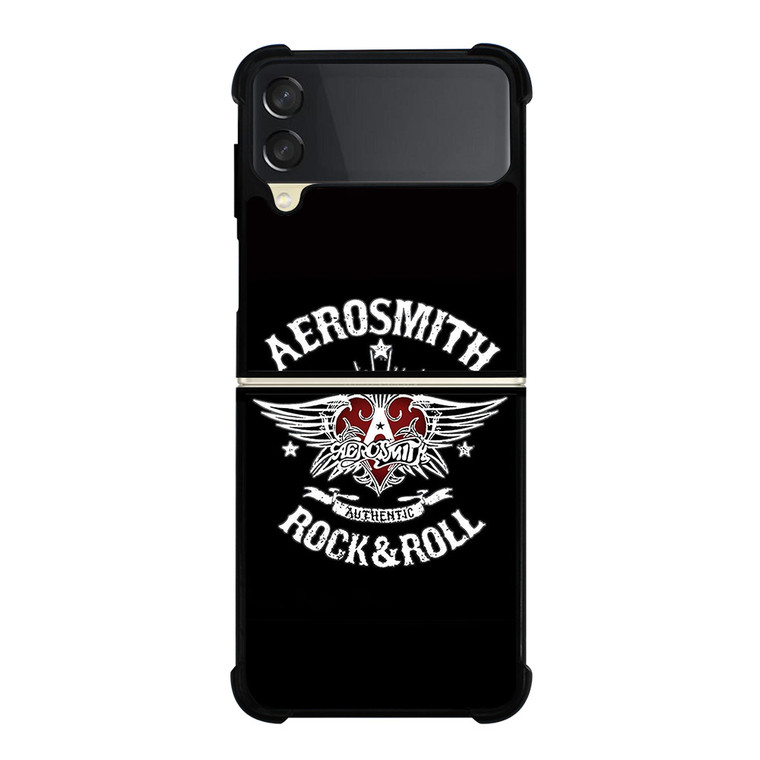 AEROSMITH ROCK AND ROLL BADGE Samsung Galaxy Z Flip 3 Case Cover
