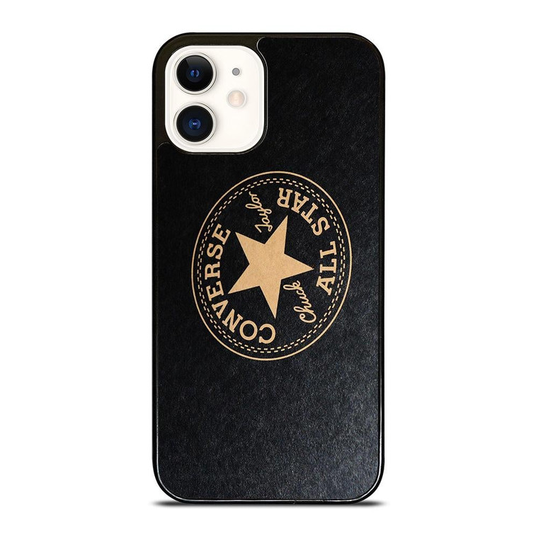 CONVERSE ALL STAR SUEDE LOGO iPhone 12 Case Cover