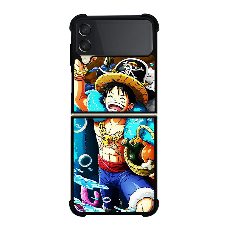 ANIME ONE PIECE MONKEY D Samsung Galaxy Z Flip 3 Case Cover