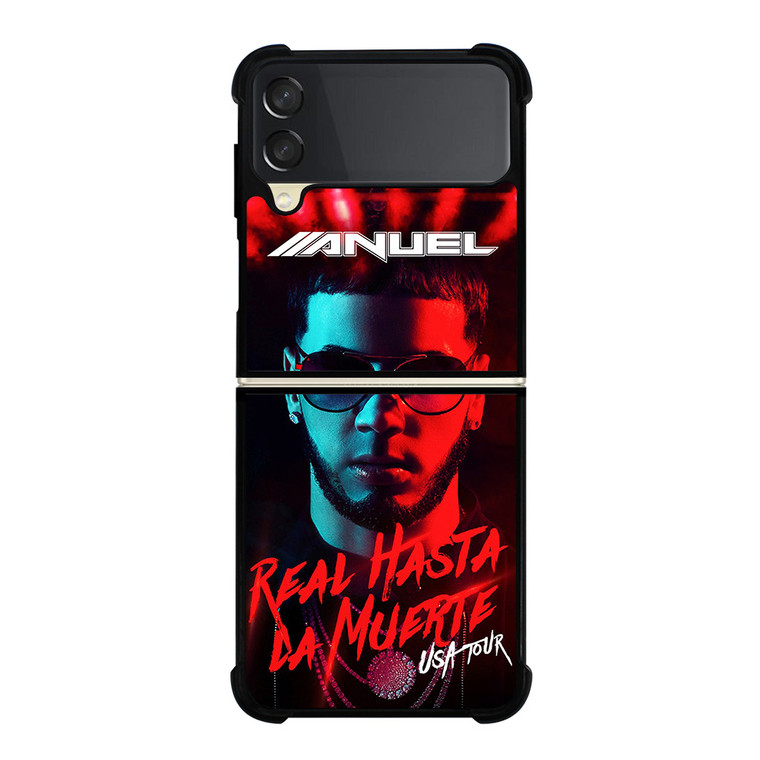 ANUEL AA REAL HASTA LA MUERTE USA TOUR Samsung Galaxy Z Flip 3 Case Cover