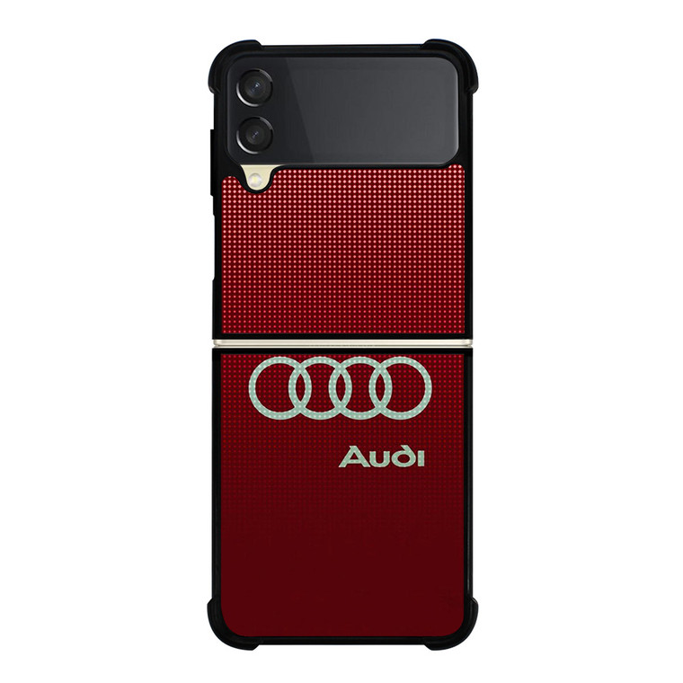 AUDI LOGO RED Samsung Galaxy Z Flip 3 Case Cover