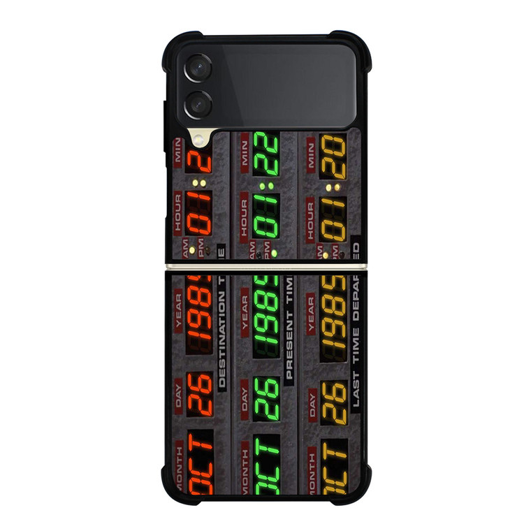 BACK TO THE FUTURE TIME CIRCUITS Samsung Galaxy Z Flip 3 Case Cover