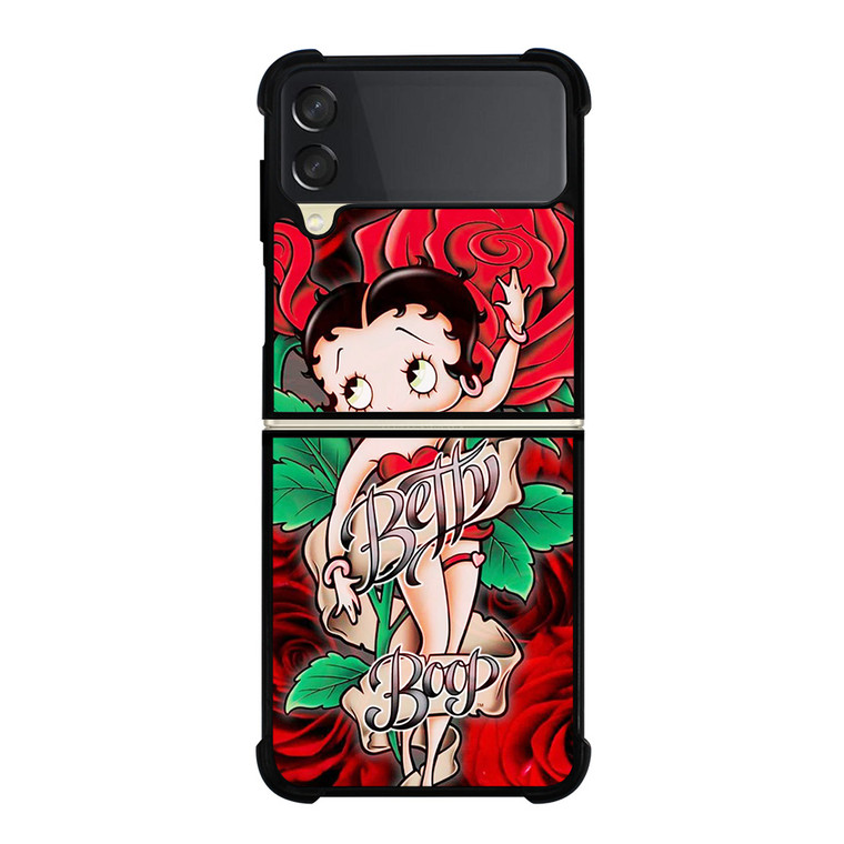 BETTY BOOP FLORAL Samsung Galaxy Z Flip 3 Case Cover