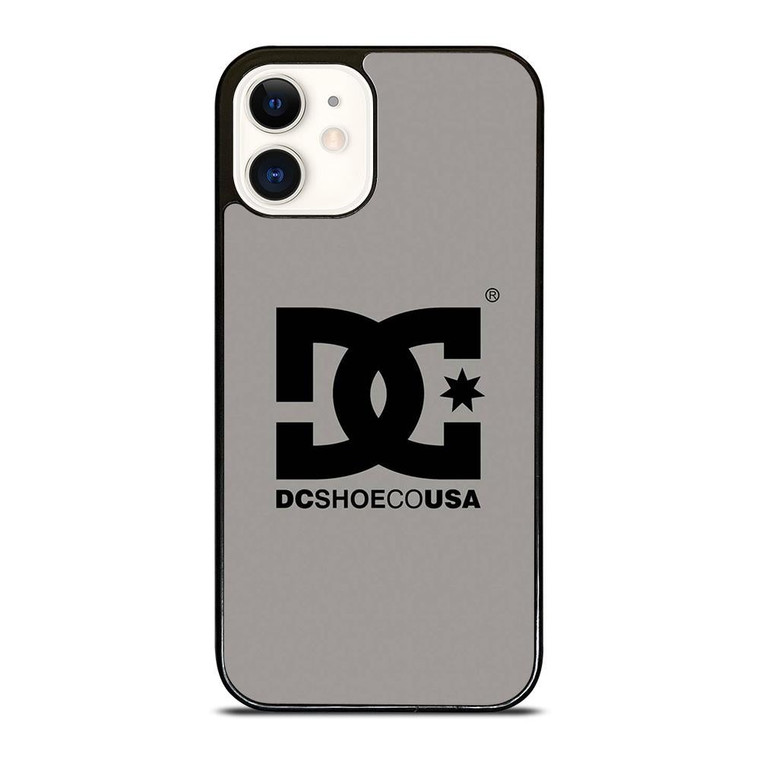 DC SHOE CO USA LOGO GREY iPhone 12 Case Cover