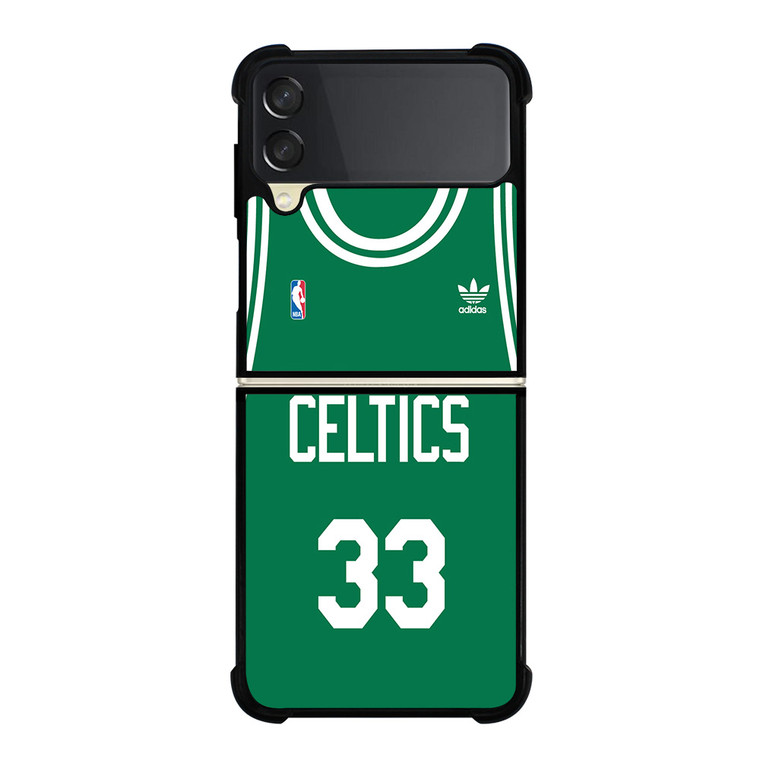 BOSTON CELTICS LARRY BIRD 33 JERSEY Samsung Galaxy Z Flip 3 Case Cover