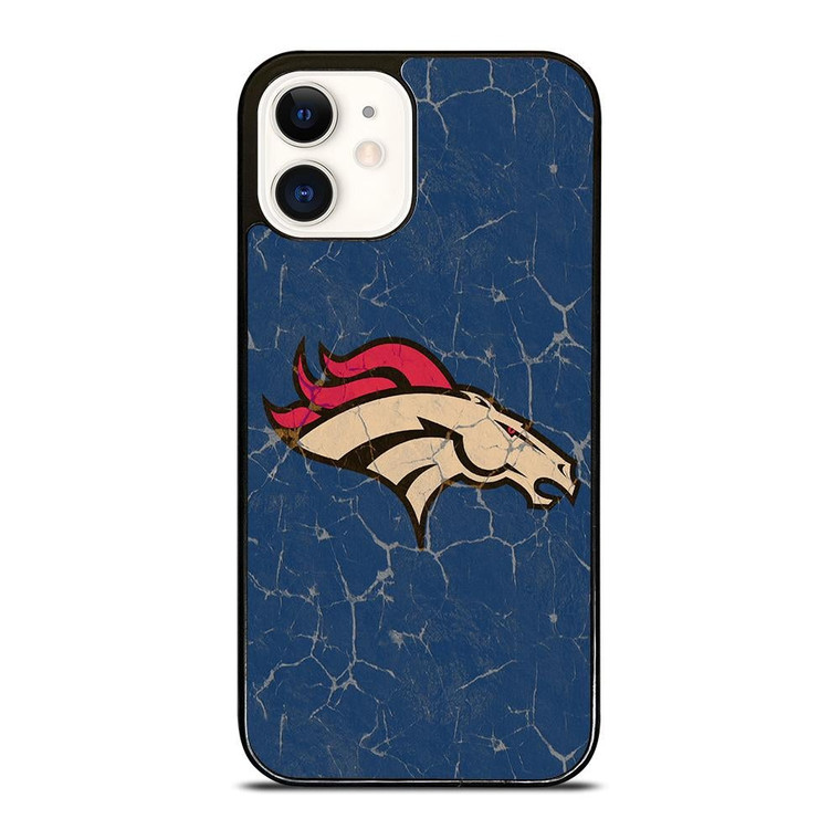 DENVER BRONCOS BROKEN LOGO iPhone 12 Case Cover