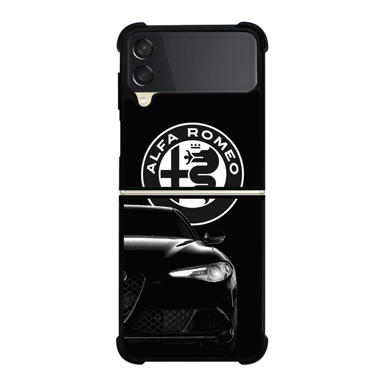 CAR LOGO ALFA ROMEO Samsung Galaxy Z Flip 3 Case Cover CAR LOGO ALFA ROMEO Samsung Galaxy Z Flip 3 Case Cover