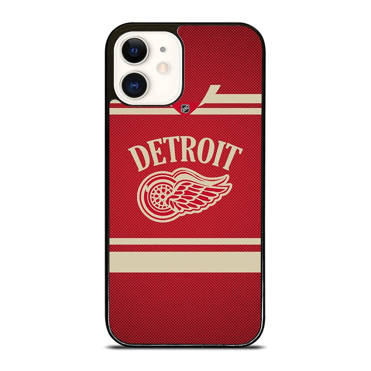 DETROIT RED WINGS NHL JERSEY iPhone 12 Case Cover