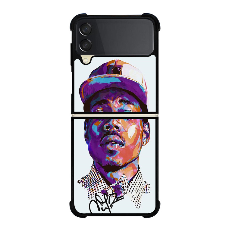 CHANCE THE RAPPER DRAWING ART Samsung Galaxy Z Flip 3 Case Cover