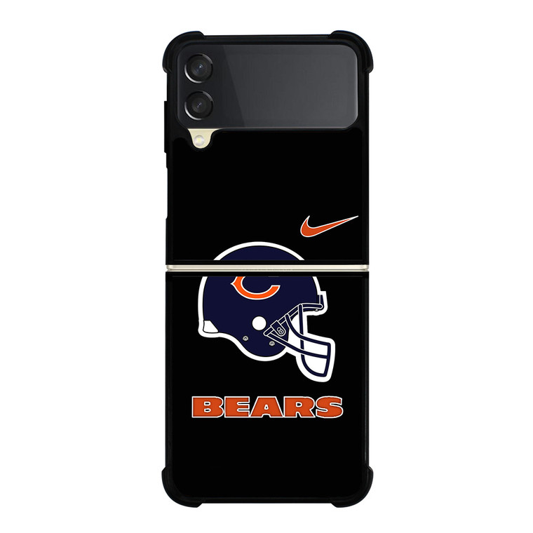 CHICAGO BEARS NFL HELMET NIKE Samsung Galaxy Z Flip 3 Case Cover